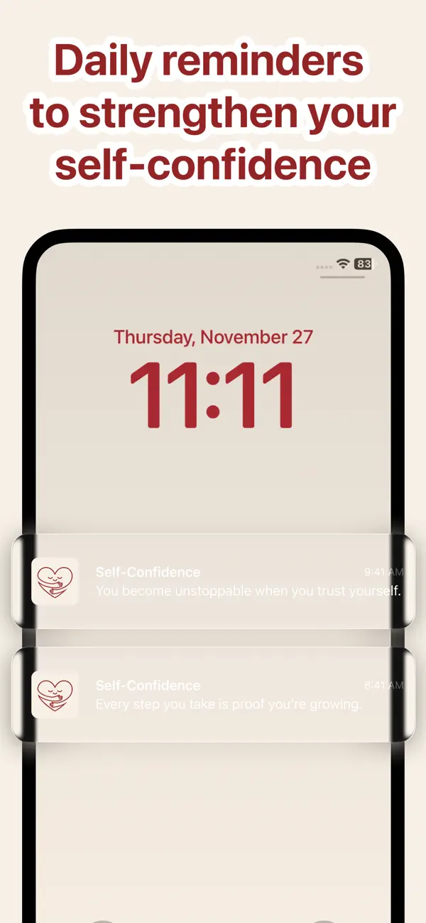 Self Confidence app preview